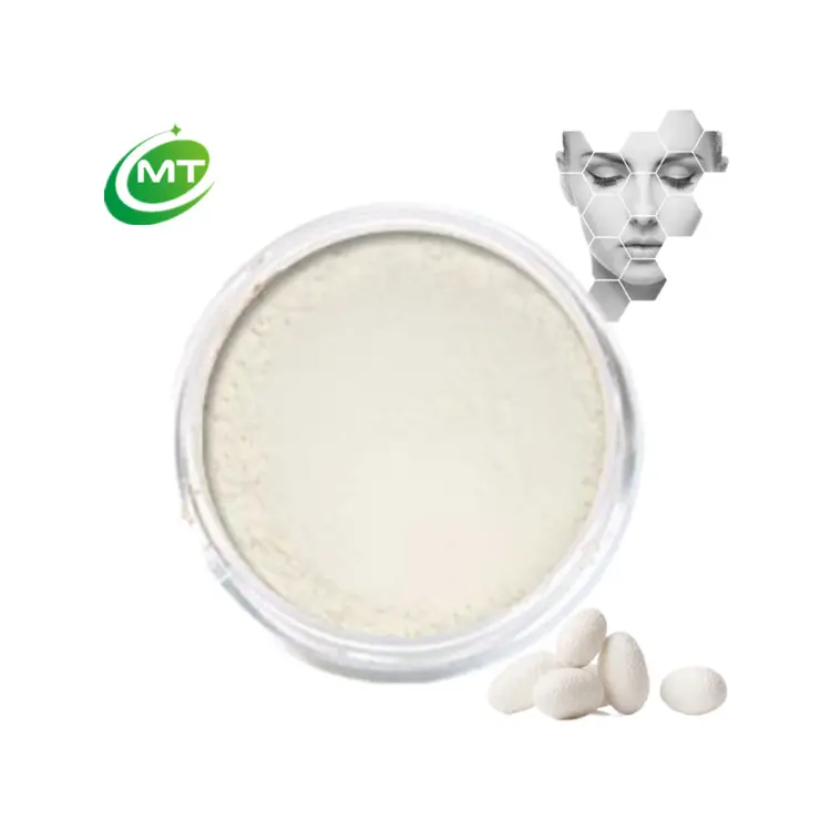 Manufacturer Supply Cosmetic Grade Skin Whitening Silk Powder 100% Pure Natural Silk Fibroin For Sale Silk Powder