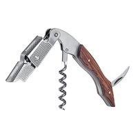 Accessoires pour le vin Vis en liège Bois de santal Ouvre-bouteille de vin rouge Tire-bouchon en acier inoxydable pour serveurs de bouteilles de vin en palissandre