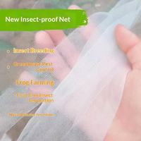 Filet anti-insectes agricole pour serre, en HDPE + stabilisé anti-UV, blanc, tricoté HQ, découpe sur mesure