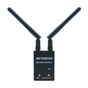 Skydroid 5.8G 150CH True Diversity FPV UAV รีซีฟเวอร์ UVC OTG สำหรับโทรศัพท์แอนดรอยด์ แท็บเล็ต พีซี อุปกรณ์เสริมสำหรับการส่งสัญญาณ RC โดรน - Product Image 2