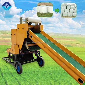 Presse à ensilage automatique d'occasion, machine à baler le foin et <span class=keywords><strong>la</strong></span> <span class=keywords><strong>paille</strong></span>, ensileuse de maïs pour balles rondes de maïs et de <span class=keywords><strong>paille</strong></span> - Product Image 4