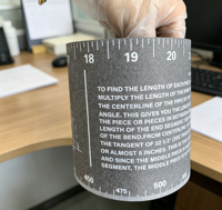 Outil de mesure de tuyaux LONGTAI, facile à utiliser, résistant aux hautes températures, en matériau flexible de qualité industrielle, pour les plombiers et les soudeurs