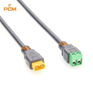 Cabo Amass XT30 Macho para Bloco de Terminais de 2 Pinos 18AWG Overmoldado para Drones DIY, Robôs, Impressoras 3D e Sistemas Embutidos - Product Image 4