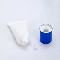 Tube cosmétique vide en PE de 25 mm avec bouchon à vis, impression de logo personnalisée, OEM pour l'emballage de crème pour le visage, lotion, soins de la peau