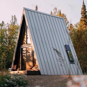 Casa Prefabricada Modular Tradicional con Estructura <span class=keywords><strong>de</strong></span> Acero y Madera, Diseño <span class=keywords><strong>de</strong></span> Villa Resort Móvil, con Jardín, Sala <span class=keywords><strong>de</strong></span> Estar, Baño y Cocina - Product Image 3