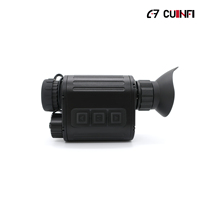 Monoculaire thermique multifonctionnel portable pour casque, 640x512, 8X, 1200m, étanche IP67, avec support de montage tactique pour la chasse