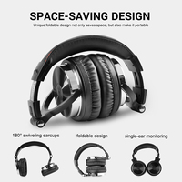 Casque DJ professionnel Studio Pro 10 filaire avec haut-parleur de 50 mm, son stéréo portable, casque DJ avec certification CE ROHS FCC