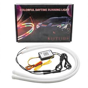Luz diurna halógena flexible de 60 cm, luz de señal de giro ámbar, tira de luz Bora, nueva protección IP67, 12 V, 18 W - Product Image 4