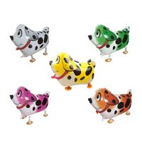 Vente en gros Hélium Graduation Photo Marche Cochon Éléphant Chiot Dinosaure Marche Animal Ballon Marche Pet Ballon en feuille d'aluminium