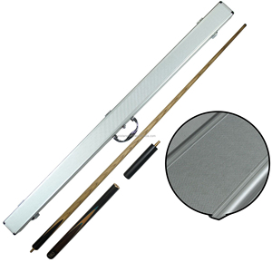 Boîtier de queue à neuf billes <span class=keywords><strong>en</strong></span> alliage d'aluminium <span class=keywords><strong>1</strong></span>/2 Pellet Aluminium Rod Box Cue Case - Product Image 6