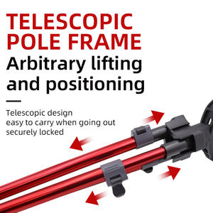 <span class=keywords><strong>Support</strong></span> de trépied de <span class=keywords><strong>canne</strong></span> à pêche en alliage d'aluminium <span class=keywords><strong>support</strong></span> de <span class=keywords><strong>support</strong></span> de <span class=keywords><strong>canne</strong></span> à pêche pliant Portable pour l'extérieur - Product Image 3