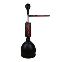 Vente chaude hauteur réglable vitesse sac cible de boxe debout libre avec printemps Gym réflexe entraînement balles de frappe balles de vitesse