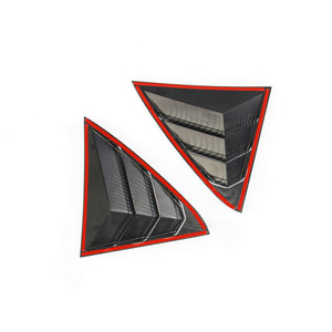 Giá Rẻ Phụ Kiện Xe Hơi Màu Đen Mờ ABS Side Cửa Sổ Louvers Không Khí Vent Shades <span class=keywords><strong>Trim</strong></span> Cho 2015 2021 Chrysler 300 Bởi korlot - Product Image 4