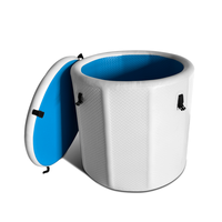 Seau à glace populaire de système de refroidissement de bain de glace de plongeon froid d'OEM ODM de conception avec le couvercle
