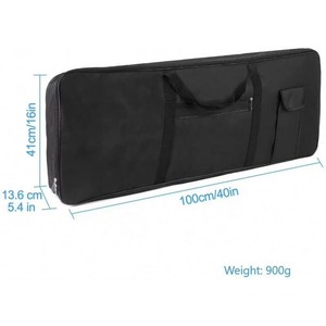 Étui pour clavier 61 touches, sac de transport pour piano, étui rembourré imperméable et durable pour clavier 61 touches, fabriqué en usine BSCI - Product Image 2
