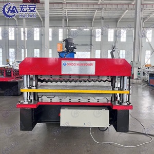 Máquina Automática Confiable de Doble Capa para Formar Rollos de Tejas con Motor PLC, Bomba y Caja de Cambios para Proyectos de Techado a Gran Escala (380V) - Product Image 5