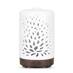 Creative Ceramic Aroma <b>Diffuser</b> 100Ml Ultrasonic Essential <b>Oil</b> Humidifier With Led Light For Home Office Use - Product Image 3