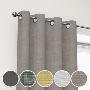 Rideaux prêts à l'emploi avec œillets pour fenêtre à motif de <span class=keywords><strong>grille</strong></span> moderne nordique personnalisé pour salon chambre à coucher maison - Product Image 2