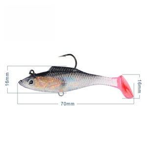 เหยื่อตก<span class=keywords><strong>ปลา</strong></span>พีวีซีอ่อนนุ่มพร้อมหัวตะกั่วสำหรับตก<span class=keywords><strong>ปลา</strong></span>น้ำเค็มแ<span class=keywords><strong>ล</strong></span>ะแม่น้ำ - Product Image 5