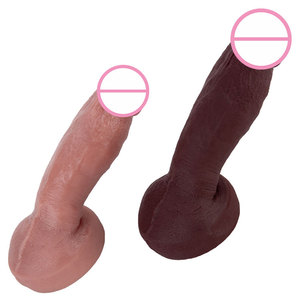 Pene <span class=keywords><strong>de</strong></span> Silicona Líquida <span class=keywords><strong>de</strong></span> Lujo Hiperrealista con Ventosa Mega y Eje Articulado para el Placer Femenino Adulto - Product Image 1