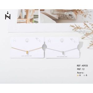Collana con Ciondolo Plusera I in Acciaio Inossidabile, Design Minimalista Placcato Oro, Unisex per Uso Quotidiano - Product Image 1