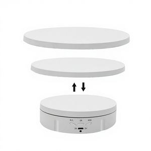 Nouveau support rotatif automatique 3 en 1 de 15 cm / 18 cm / 22 cm, vitesse réglable, plateau tournant avec télécommande - Product Image 1
