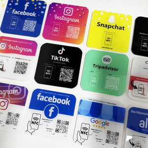 Plaque NFC Avis <span class=keywords><strong>Google</strong></span> 12x12cm - Carte NFC pour Avis <span class=keywords><strong>Google</strong></span> - Product Image 2