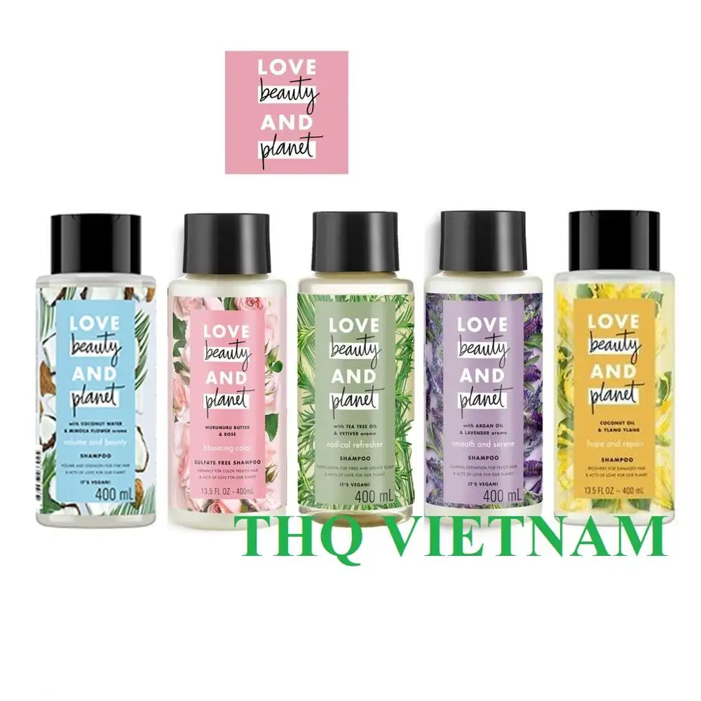 [THQvn] LOVE BEAUTY & PLANET Shampoo & Conditioner With Plenty Of Fragrances