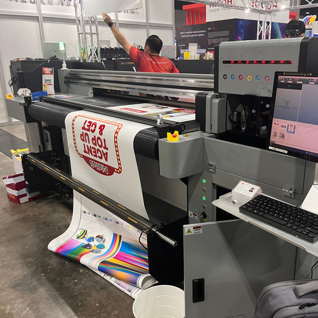 Crystek 180cm Digital UV Printer G5 G6 Printheads Roll and Sheet Materials Hybrid UV Printing Plotter