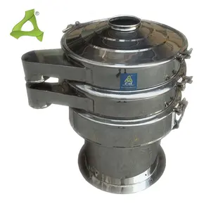 China Acero inoxidable Circular Mini pantalla vibratoria Máquina de tamizado redondo para alimentos en polvo