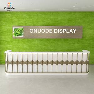 Mostrador de Recepción y Caja Registradora Personalizado para Spa |   Muebles Modernos para Mostrador de Recepción de Salón de Belleza - Product Image 3
