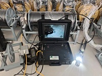 Cámara de inspección de pozos subterráneos de 360 grados, equipo de escaneo de agua para pozos profundos de 1000m con cámara dual, cámara para sondeos.