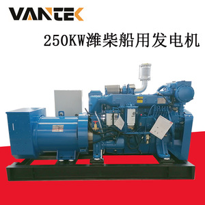 Grupo Electrógeno Diésel Jiangsu Wantai de 250kW, Refrigerado por Agua, Regulación Automática de Voltaje, 50Hz, Uso Marino - Product Image 2