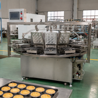 Machine automatique de haute qualité pour la fabrication de mini-cornets de gaufres, de gaufrettes, de rouleaux d'œufs et de cornets à biscuits, avec fonction de remplissage