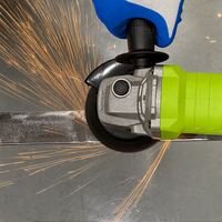 Meuleuse d'angle sans fil 20V à batterie lithium, 5 pouces, 1400W, 0-10000 tr/min, pour atelier et travail des métaux