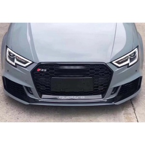 ชุดแต่งกันชนหน้าและหลัง RS3 รุ่นใหม่ แบบ Universal Fitment พร้อมไฟตัดหมอก ติดตั้งง่ายสำหรับอัพเกรดรถยนต์ Audi A3 ปี 2017 - Product Image 4