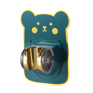 Support de pommeau de douche à ventouse, finition chromée, rotation à 360 degrés, réglable - Product Image 4