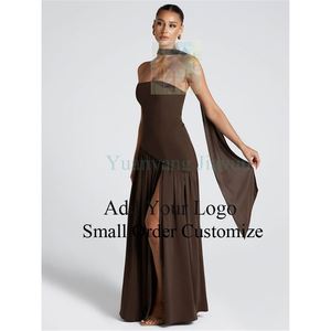 Nouvelle robe de soirée longue et élégante en forme de A, avec des détails en perles et des paillettes, fabriquée en Chine - Product Image 5