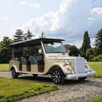 BFF Kepler Bus touristique électrique qualité 6/8/14 places voitures anciennes classiques Vintage voiturette de Golf visite confortable