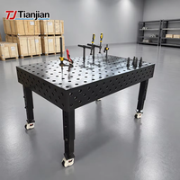 Meja Las 3D Besi Cor D28 Platform Jig Pengelasan Presisi Tinggi untuk Pembuatan Rangka Logam