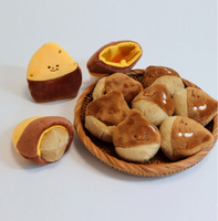 Jouet en peluche de style classique coréen patate douce châtaigne pour chien en coton pour Instagram