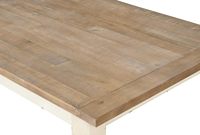 Ländlicher Stil Prato Bauernhaus 6-teiliges Esszimmer-Set Esstisch 4 Kreuzrücken-Stühle Bank Antik Weiß Distressed Wohnmöbel