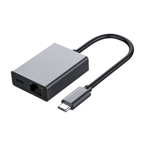Adattatore di rete 3.0 USB <span class=keywords><strong>Type</strong></span>-<span class=keywords><strong>C</strong></span> a RJ45 Ethernet 10/100/1000Mbps 2-in-1 con adattatore per scheda LAN 100W PD - Product Image 6