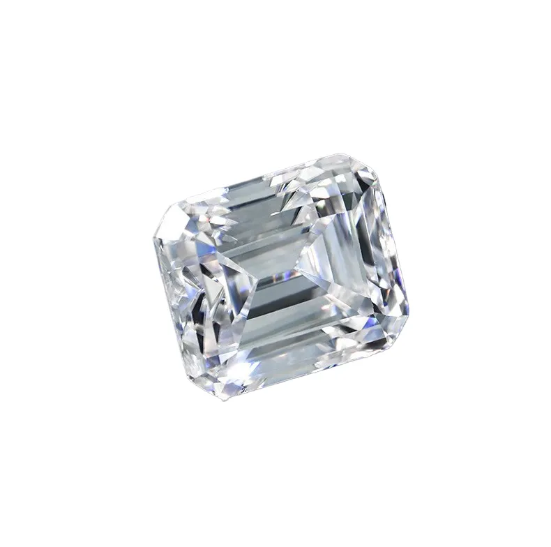 Factory Direct Emerald Brilliant Cut White Color 5x7mm 1 Carat Diamond Loose Moissanite Stone