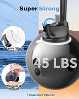 Soporte para Teléfono de Coche con Brazo Flexible, Venta al por Mayor, Brazo Largo de 14 Pulgadas con Ventosa, Antivibración para Parabrisas y Salpicadero, Logotipo Personalizado, Compatible con Todos los Smartphones