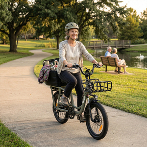 Bicicleta Eléctrica Unigogo K9, Bicicleta de Carga, E-Bike para Adultos Mayores, Transporte Diario, Compras Familiares y Transporte de Mercancías - Product Image 1