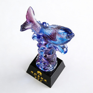 Trofeo <span class=keywords><strong>de</strong></span> Resina con Diseño Personalizado <span class=keywords><strong>de</strong></span> Cristal Colorido, Premio <span class=keywords><strong>de</strong></span> Cristal con Forma Personalizada, Recuerdo - Product Image 3