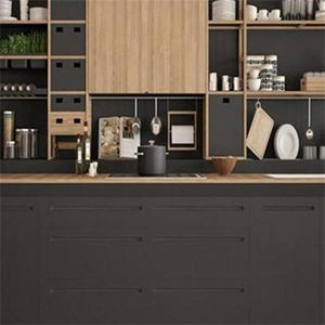 Custom-<strong>made</strong> American Style MDF Cupboard Set Kitchen Cabinet <strong>Ready</strong> <strong>Made</strong> for Apartments and Villas Summer Kitchen Cabinets - Product Image 6