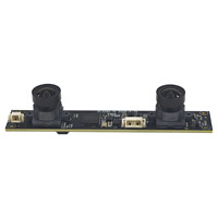 Kamera Stereo 2MP 30fps HW Sync dengan IMU 6-Axis & Tanggal Waktu, Kamera VSLAM USB2.0 Bebas Driver untuk Robot ROS