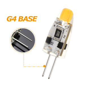 หลอดไฟ LED G4 1.2W พร้อมเซ็นเซอร์ตรวจจับความเคลื่อนไหว 90-110LM AC/DC 12V SMD เซรามิก PC EMC ERP ETL CE RoHS FCC 15000H รับประกัน 2 ปี สำหรับสำนักงาน - Product Image 1